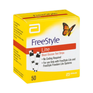 FreeStyle Lite Blood Glucose Test Strips 50 Count