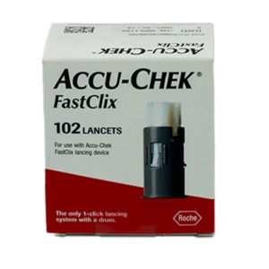 Accu-Chek FastClix Lancets 102 Count - Painless, Hygienic Blood Glucose Testing